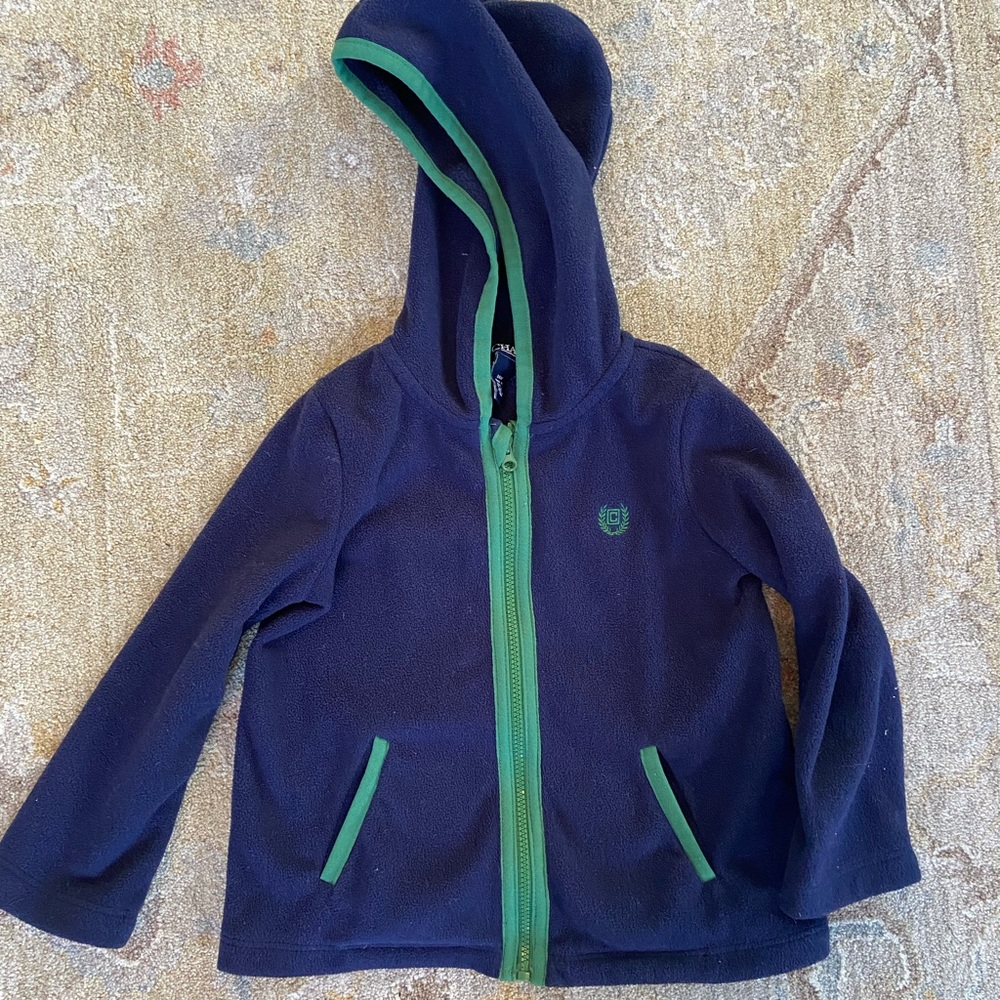 Chaps fleece zip up jacket